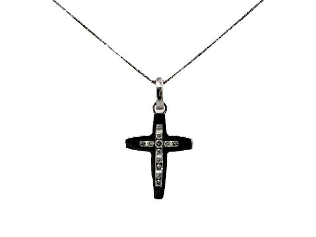 18KT Diamond Cross