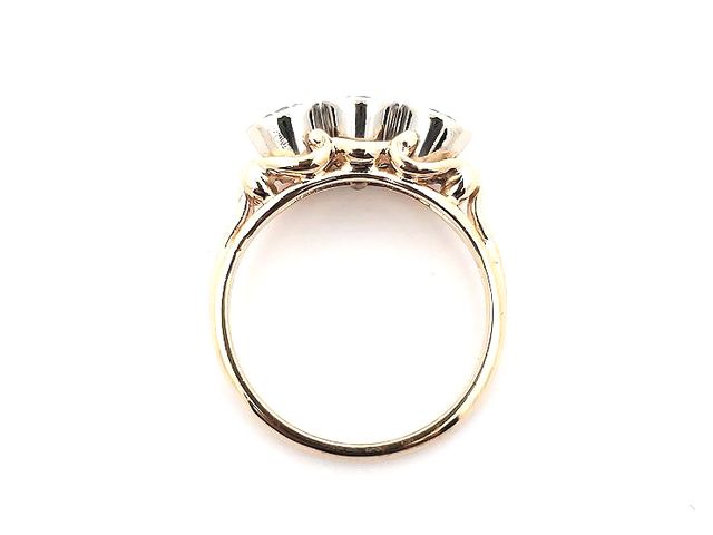 14kwy .80ctw Trinity Style Ring