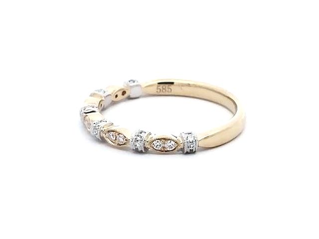 14KT Diamond Set Band