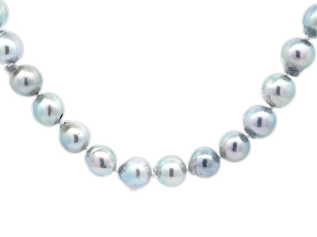 18" Baroque Grey Pearl Strand